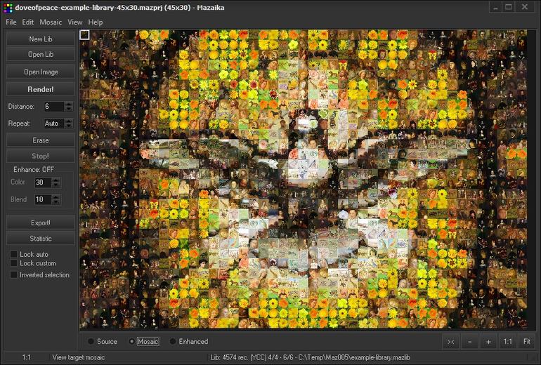 Mosaic Photo Phot App Mac